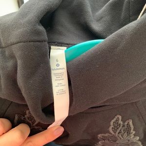 Lululemon embroidered sweater